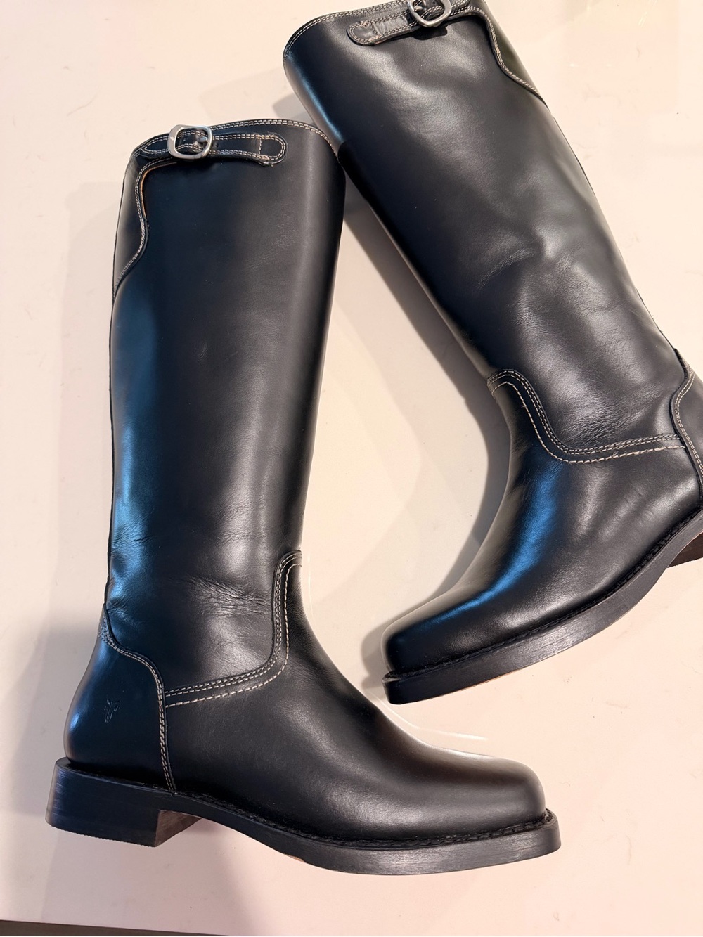 FRYE CAMPUS LOW HEEL TALL RIDING SZ 9.5 - Picture 2 of 6
